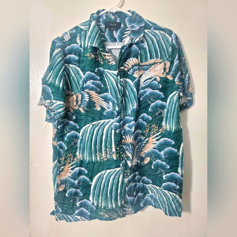 Mens cotton on button up